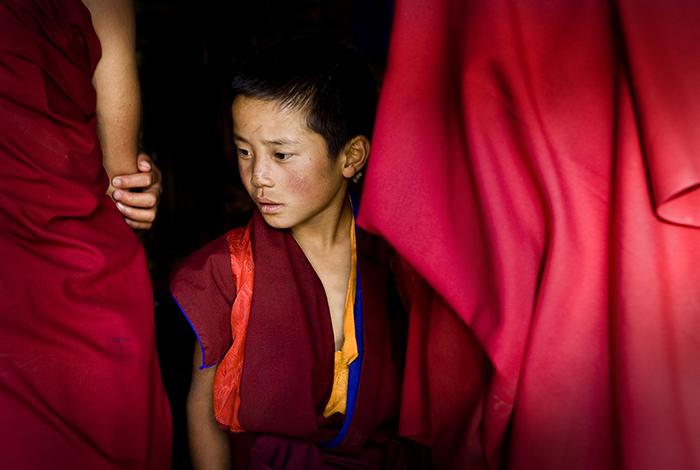 2011 08 11Lhasa Tibet Liten Buddsith munk ---- FOTO : JOACHIM NYWALL KOD 0708840825_1 COPYRIGHT JOACHIM NYWALL ***BETALBILD*** Redovisas till NYWALL MEDIA AB Strandgatan 30 461 31 Trollhättan Prislista enl BLF , om inget annat avtalas.