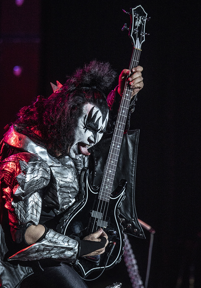2019 06 07 Norje Sweden Rock Festival KISS Gene Simmons Bass Guitar Vocals FOTO : JOACHIM NYWALL KOD 0708840825_1 COPYRIGHT JOACHIM NYWALL ***BETALBILD*** Redovisas till NYWALL MEDIA AB Strandgatan 30 461 31 Trollhättan Prislista enl BLF , om inget annat avtalas.