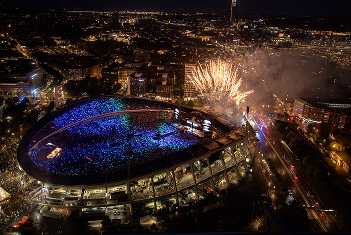 20230711 Göteborg Ullevi Coldplay på Ullevi Foto: Joachim Nywall FOTO : JOACHIM NYWALL KOD 0708840825_1 COPYRIGHT JOACHIM NYWALL ***BETALBILD*** Redovisas till NYWALL MEDIA AB Strandgatan 30